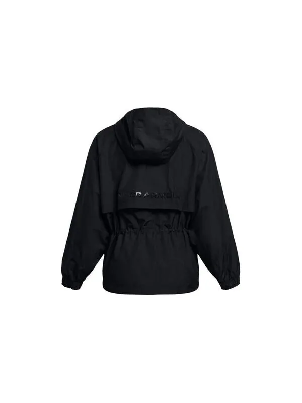 Куртка rush woven jacket 'black' Under Armour — изображение 2 из 2, черный