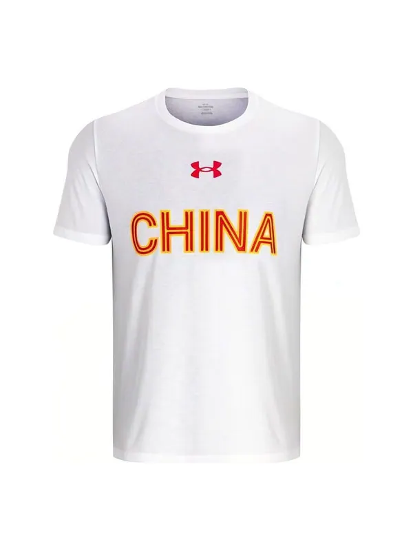 Футболка china 3x3 basketball jersey t-shirt 'white' Under Armour — изображение 1 из 4, белый