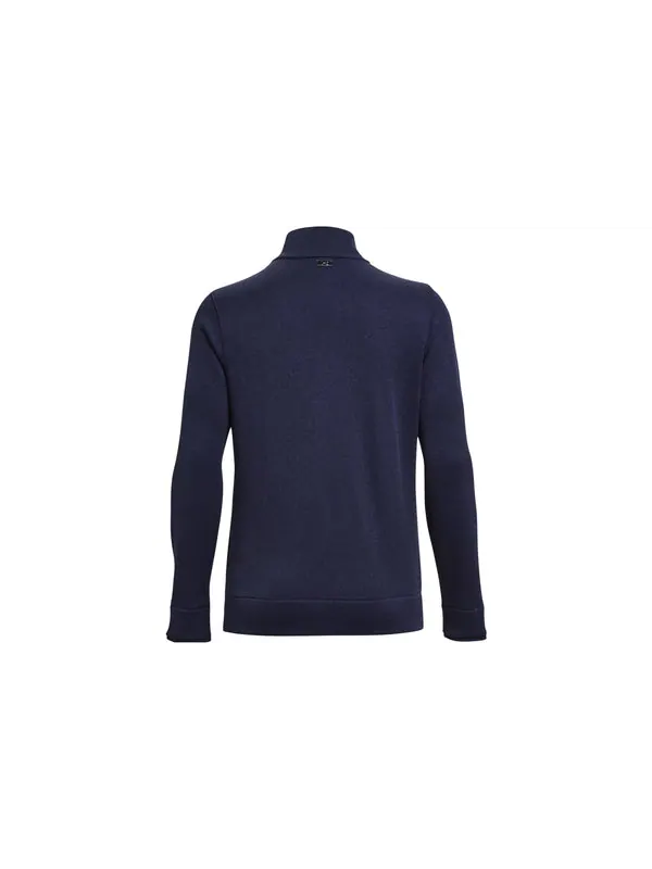 Толстовка storm sweater fleece half zip sweater fleece 'navy blue' Under Armour — изображение 2 из 4, темно-синий