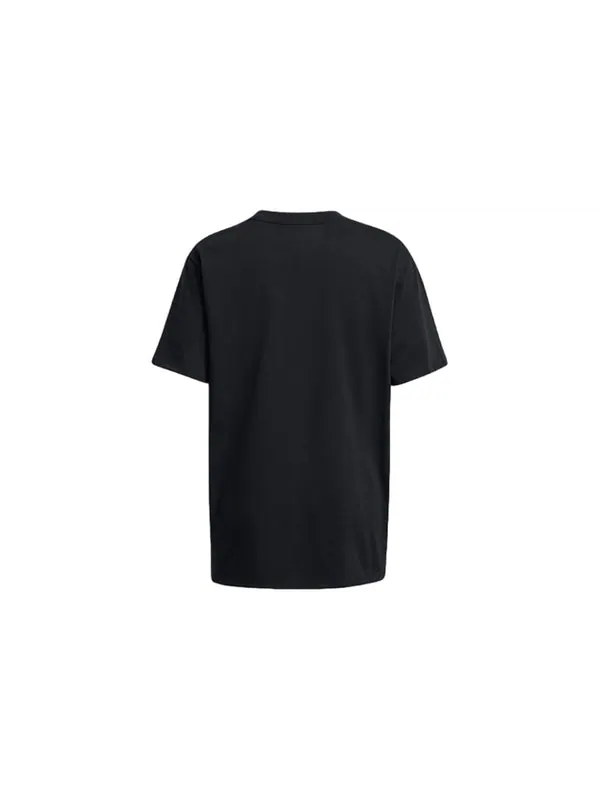 Футболка heavyweight embroidered patch t-shirt 'black' Under Armour — изображение 2 из 4, черный