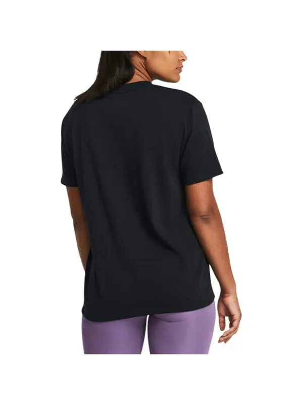 Футболка heavyweight embroidered patch t-shirt 'black' Under Armour — изображение 4 из 4, черный