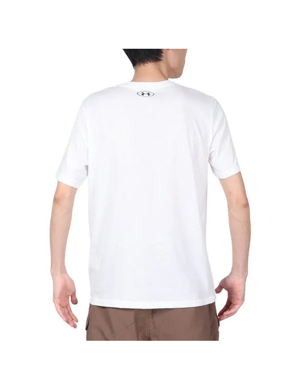Футболка project rock payoff graphic t-shirt 'white' Under Armour — изображение 2 из 2, белый