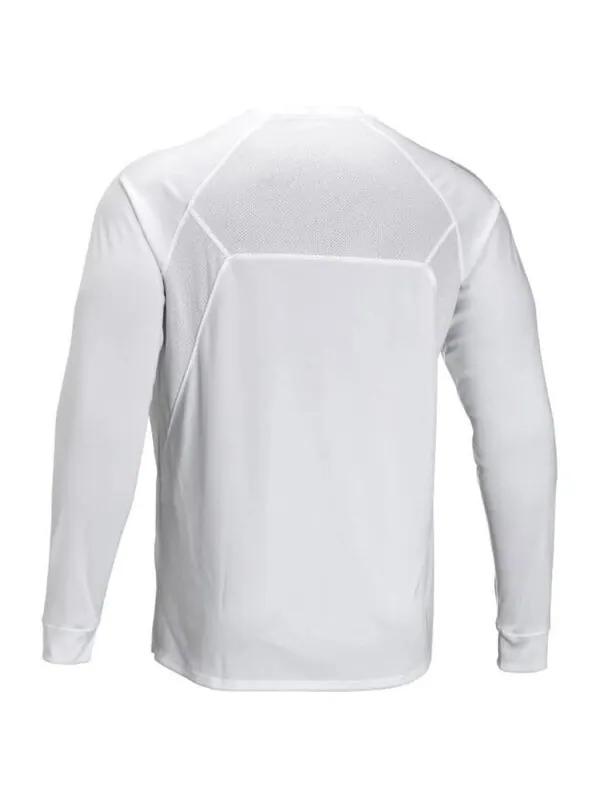 Свитер zone shooting shirt 'white black' Under Armour — изображение 2 из 2, белый/черный