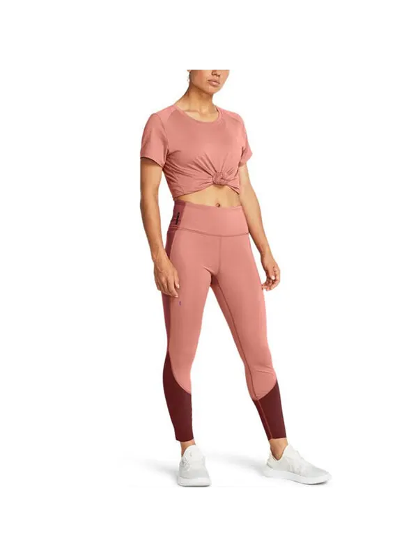 Футболка vanish elite vent t-shirt 'pink' Under Armour — изображение 3 из 4, розовый