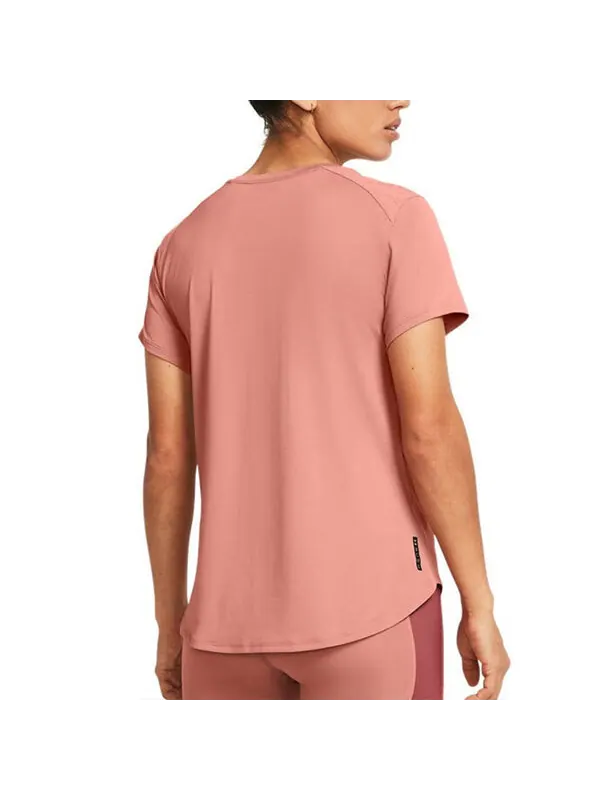Футболка vanish elite vent t-shirt 'pink' Under Armour — изображение 4 из 4, розовый