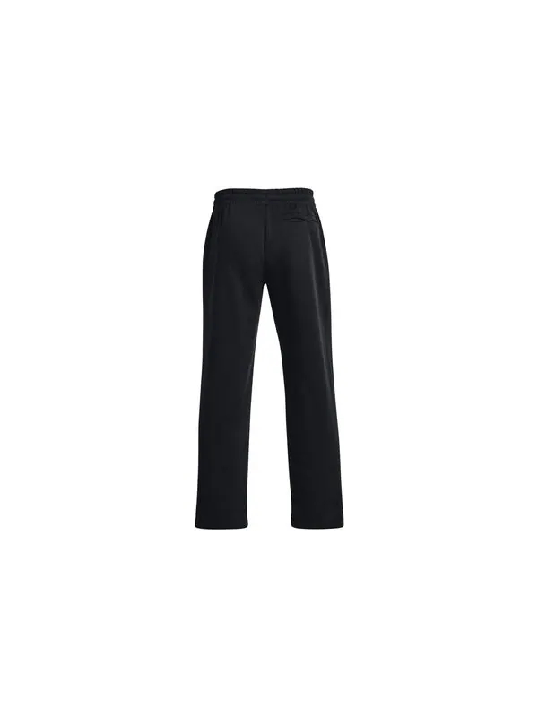 Брюки essential fleece pants 'black' Under Armour — изображение 2 из 4, черный