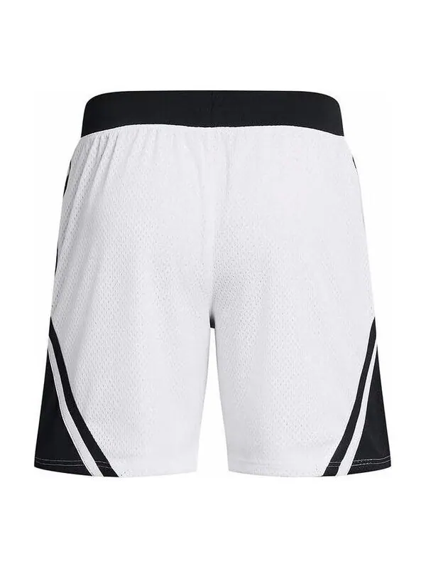 Шорты curry mesh shorts 'white black' Under Armour — изображение 2 из 2, белый/черный
