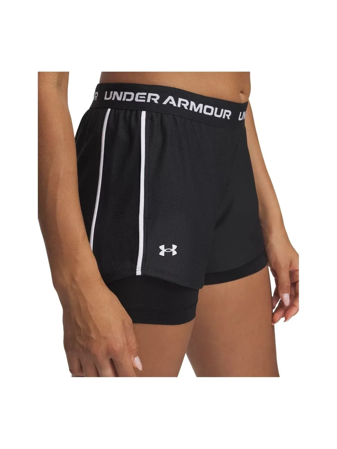Шорты Under Armour Tech Play Up 2-в-1 — изображение 1 из 3, черный