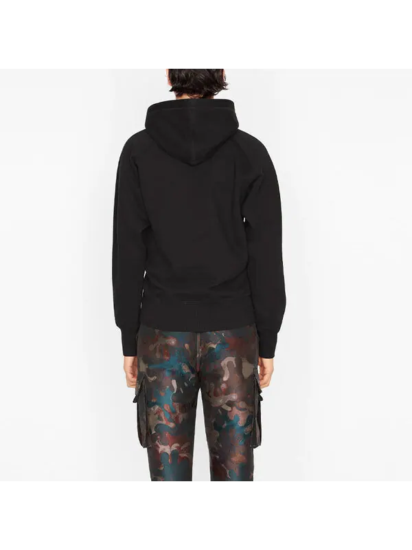 Толстовка men's x peter doig crossover fw21 logo embroidered pullover black Dior — изображение 4 из 4, черный