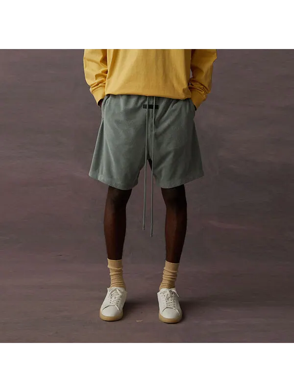 Шорты ss23 sweatshort 'sycamore' Fear Of God Essentials — изображение 4 из 4, синий/серый