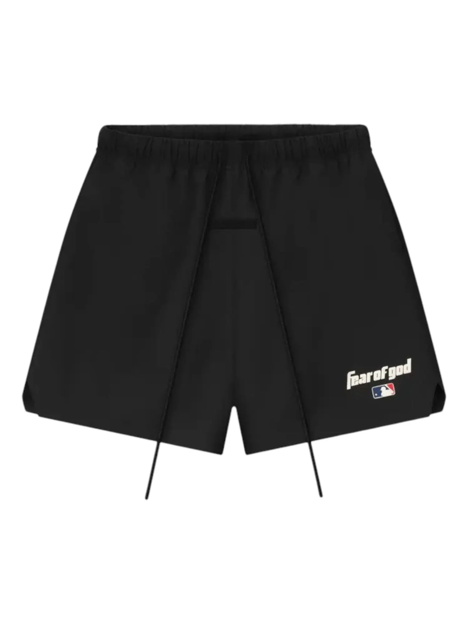 Шорты Fear of God Essentials x MLB из нейлона в винтажном стиле, черные, 160 мл — изображение 1 из 2, черный