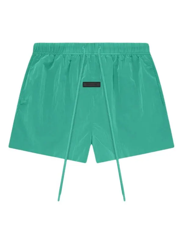 Шорты crinkle nylon running short 'mint leaf' Fear Of God Essentials — изображение 1 из 2, мятный