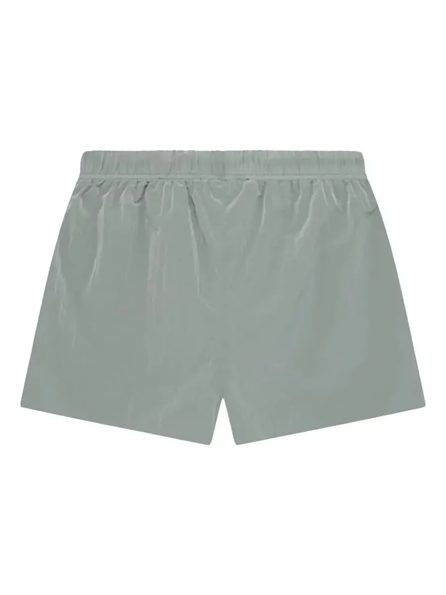 Спортивные шорты Fear of God Essentials Crinkle Nylon Running Short 'Seal' — изображение 2 из 2, зеленый