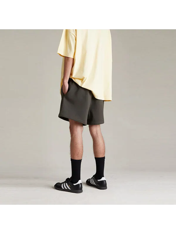 Шорты ss24 fleece running short 'ink' Fear Of God Essentials — изображение 4 из 4, черный