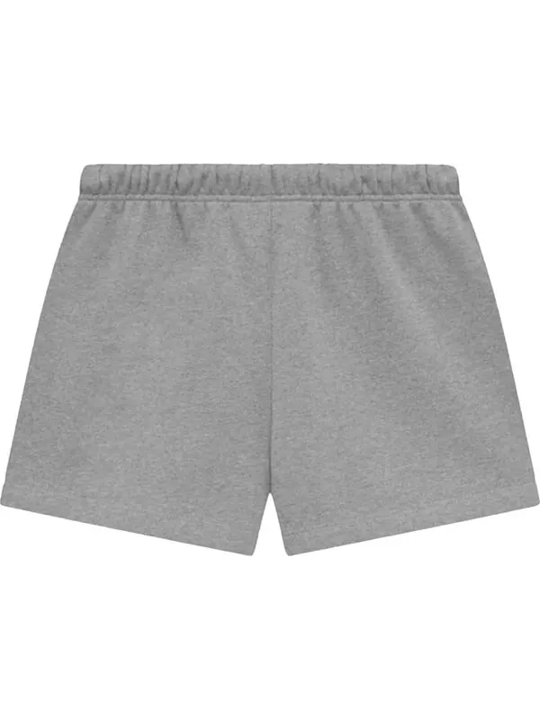Шорты ss24 fleece running short 'dark heather oatmeal' Fear Of God Essentials — изображение 2 из 4, коричневый/серый/мульти