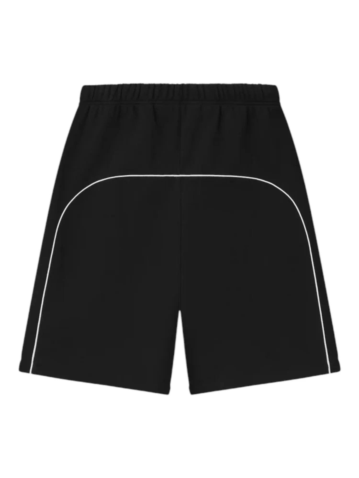 Спортивные шорты из флиса свободного кроя Fear of God Essentials с окантовкой — изображение 2 из 4, черный/белый