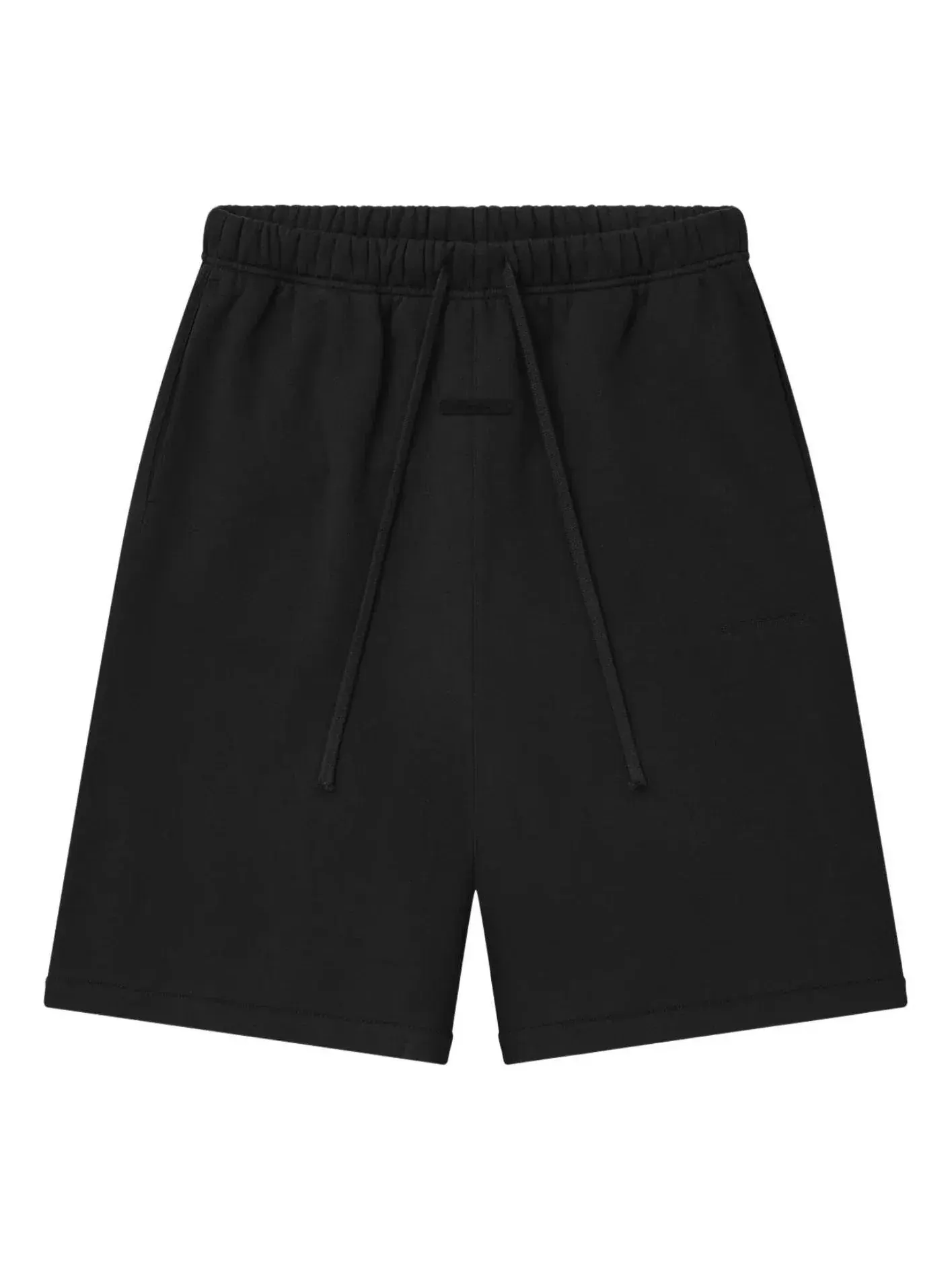 Спортивные шорты Fear of God Essentials из замшевого флиса Signature Relaxed Sweatshort — изображение 1 из 2, черный