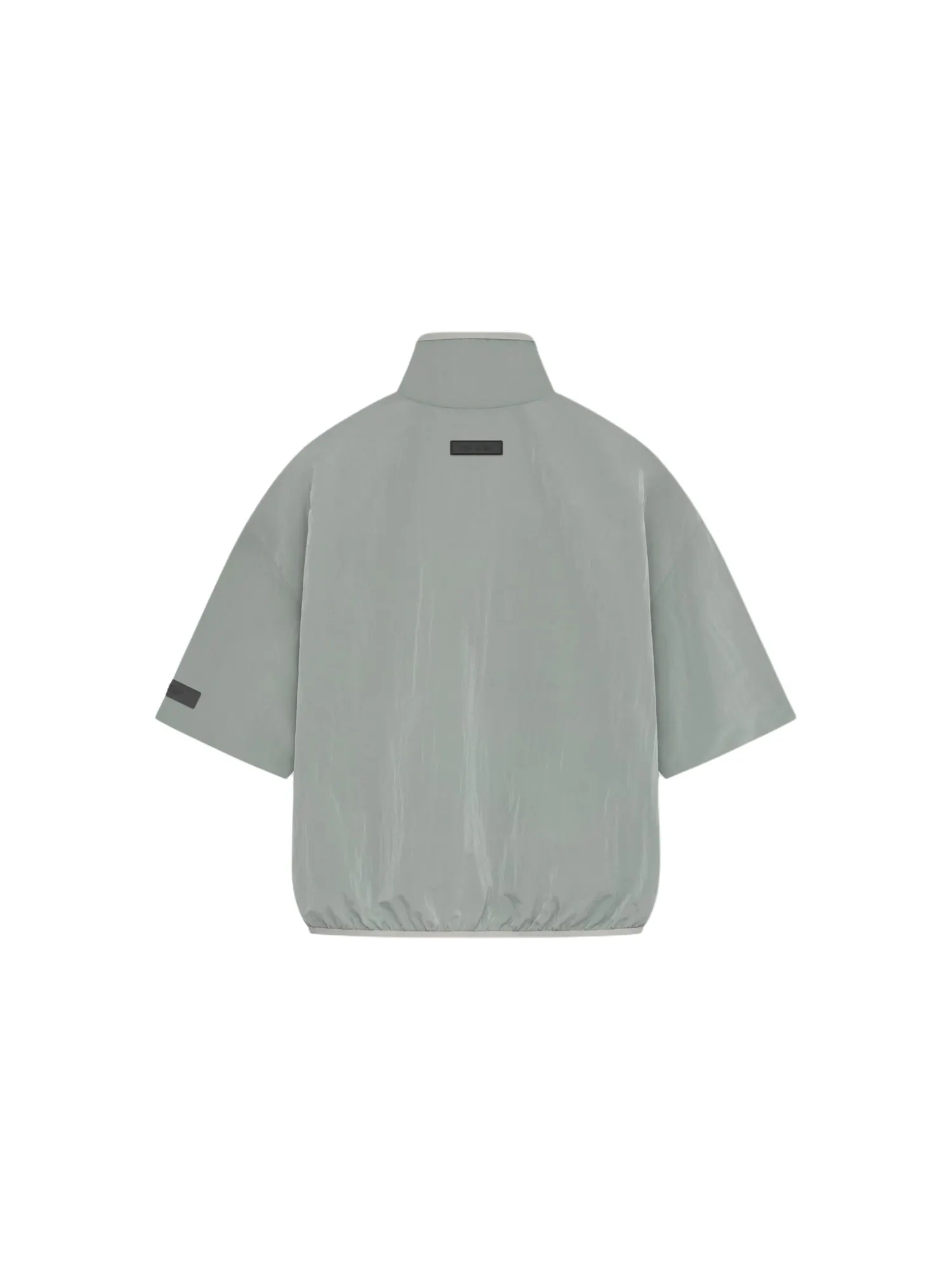 Футболка с высоким воротником на молнии до середины груди Fear of God Essentials SS234 'Seal' — изображение 2 из 2, серый