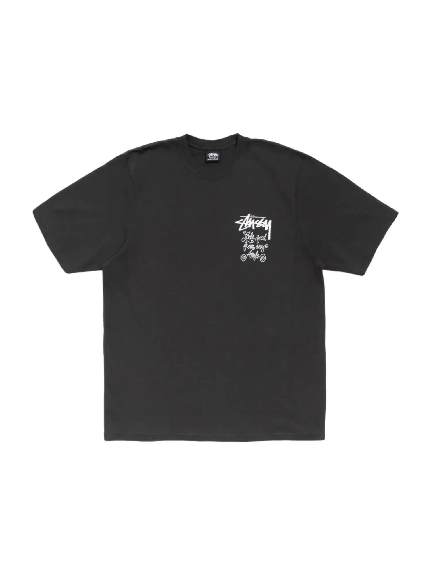 Футболка Stussy Any Angle — изображение 2 из 2, окрашенная пигментом