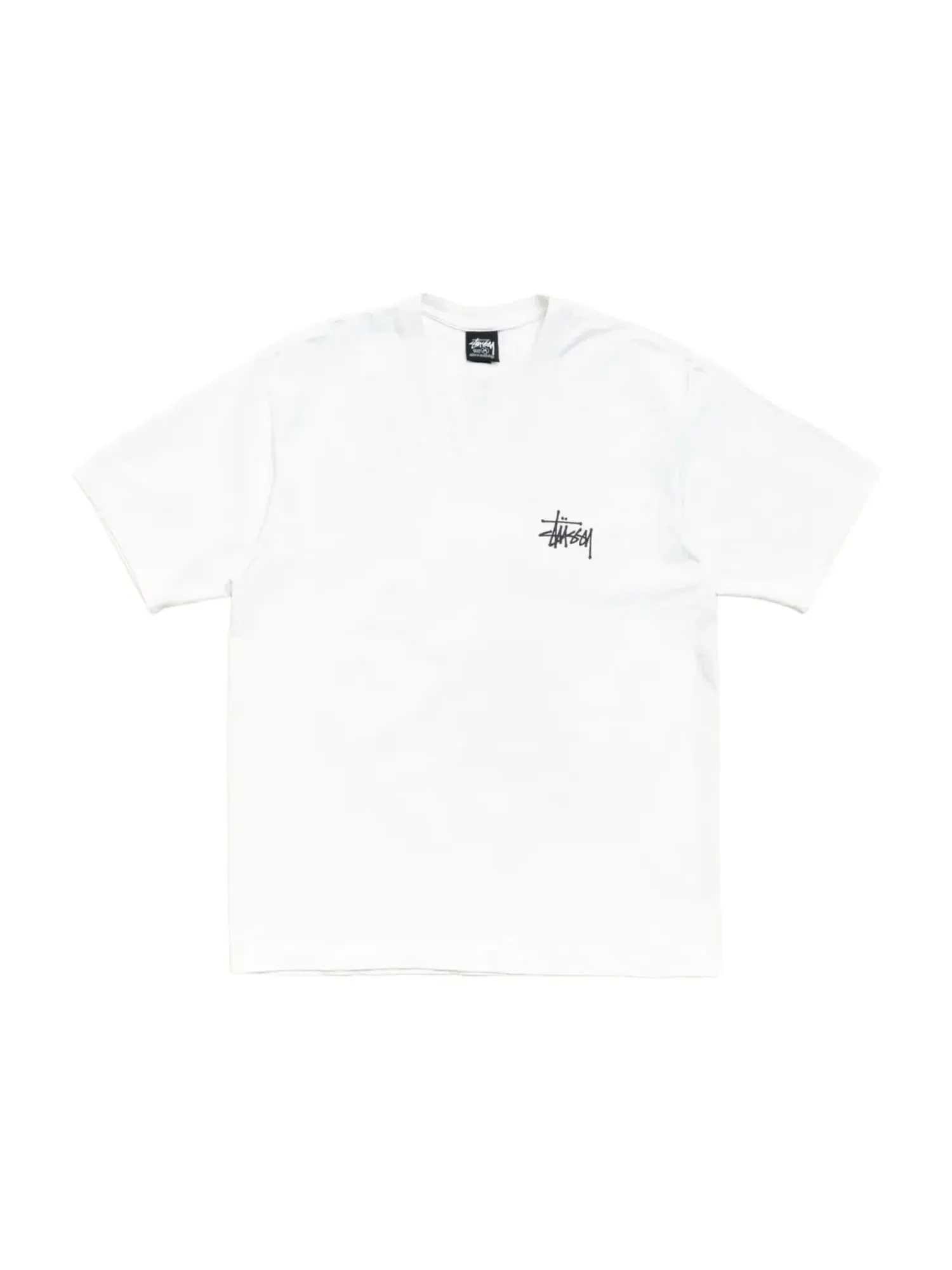Мужская футболка с принтом Stussy Big Dog Stone Washedy — изображение 2 из 2, белый