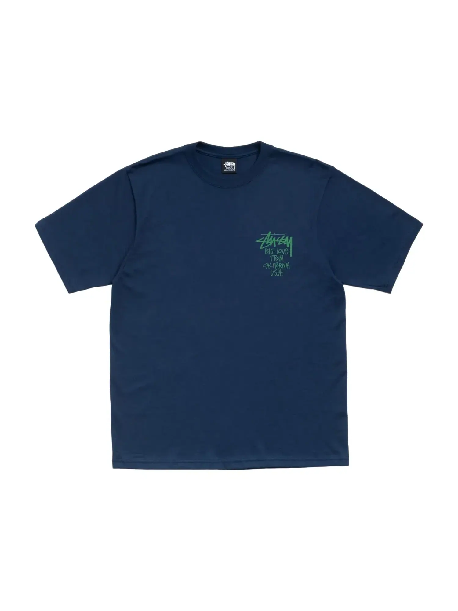 Футболка Stussy Big Love — изображение 2 из 2, темно-синий