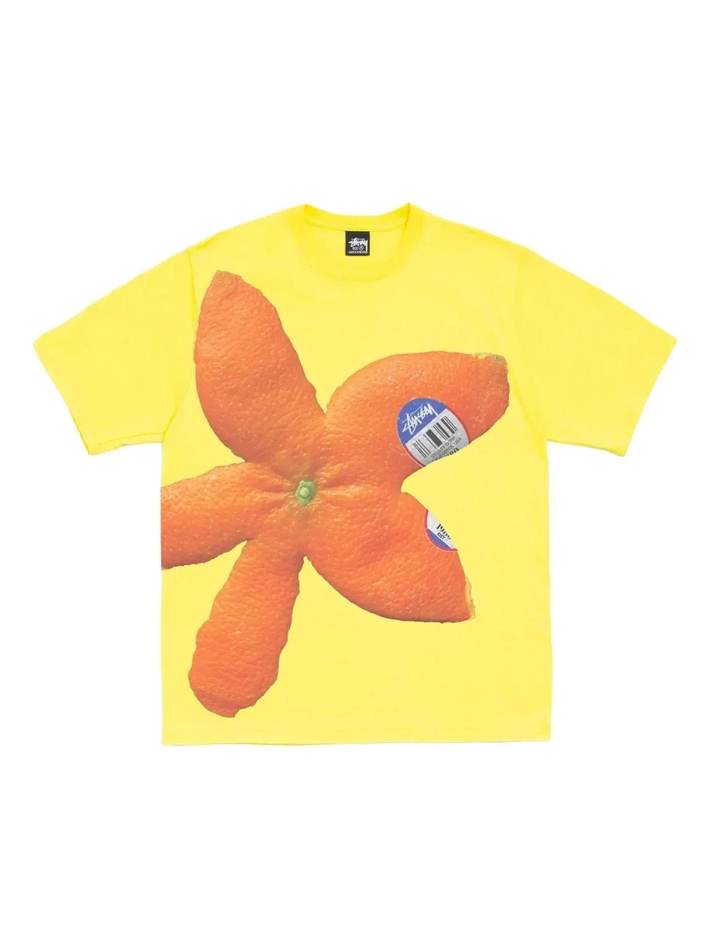 Футболка Stussy Citrus 'Lemon' 1905219-LEMO — изображение 1 из 2, желтый