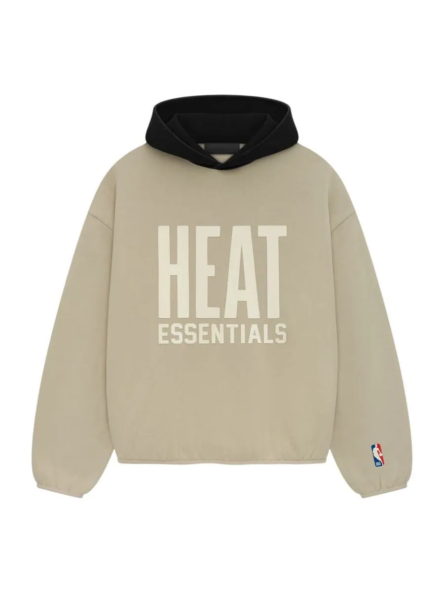Худи Fear of God Essentials x NBA Heat Hoodie 'Wheat' — изображение 1 из 2, бежевый
