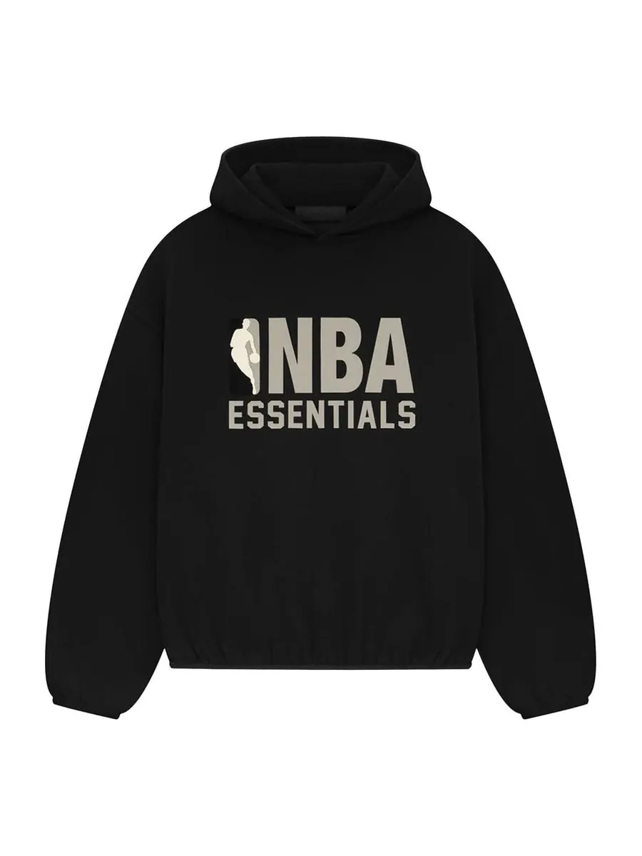 Худи Fear of God Essentials x NBA Hoodie 'Black' — изображение 1 из 2, черный