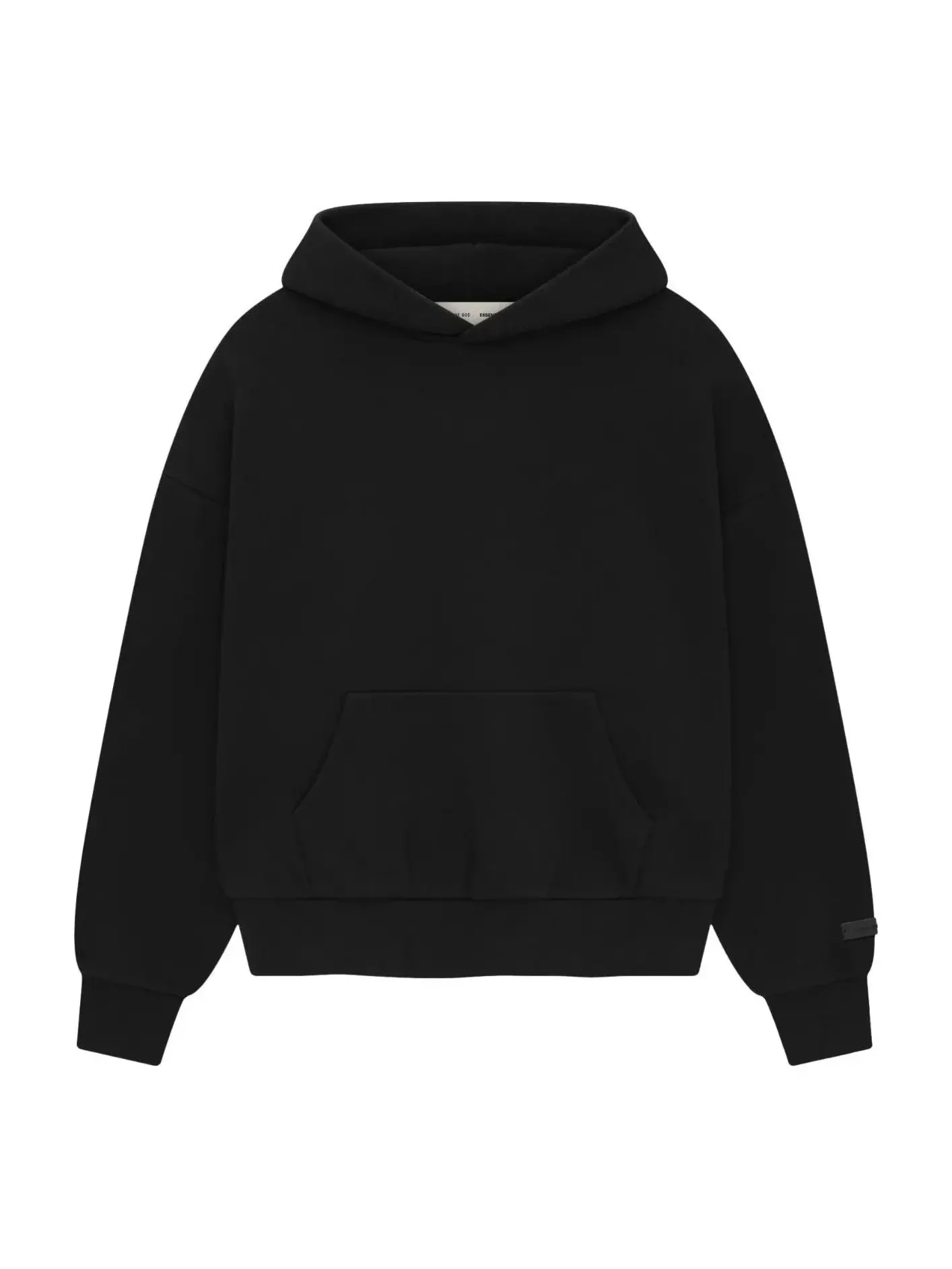 Толстовка с капюшоном из флиса Fear of God Essentials 25FW — изображение 1 из 2, черный
