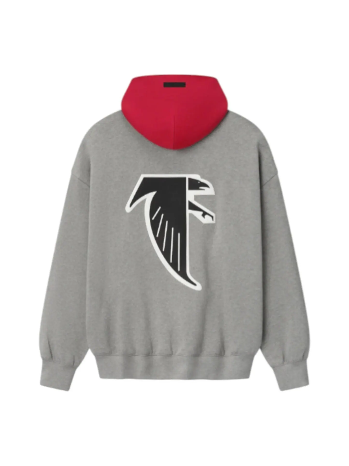 Худи Fear of God Essentials Falcons SS25 'Dark Heather Red' — изображение 2 из 2, темный/красный