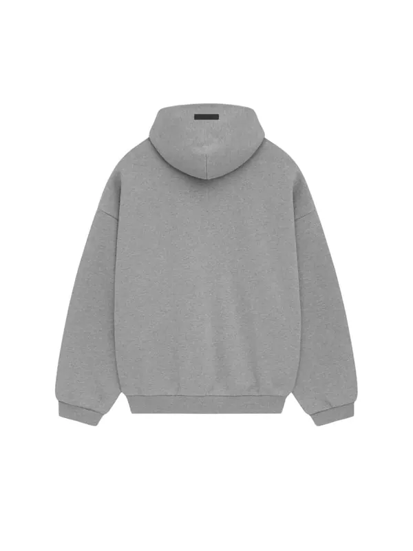 Толстовка ss25 fleece hoodie Fear Of God Essentials — изображение 2 из 2, серый