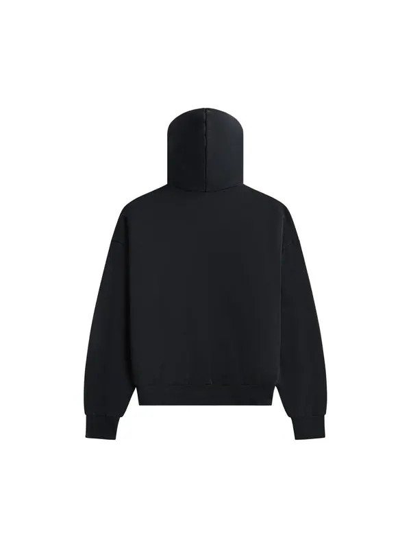 Толстовка ss25 heavy fleece vintage shrunken hoodie Fear Of God Essentials — изображение 2 из 2, черный