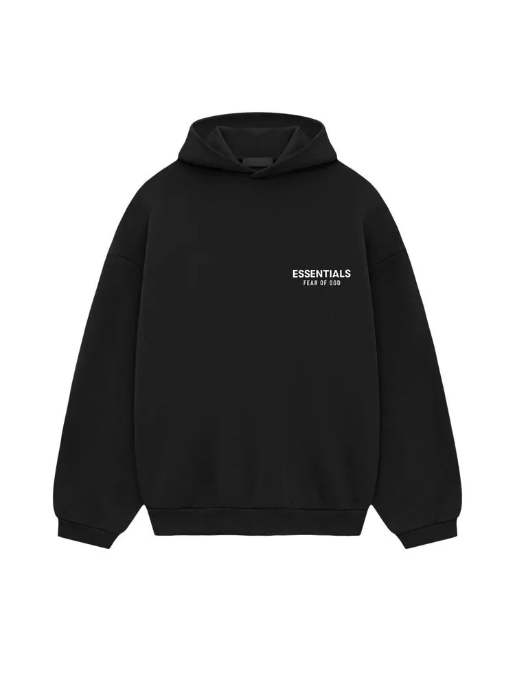 Худи Fear of God Essentials Fleece — изображение 2 из 5, черный
