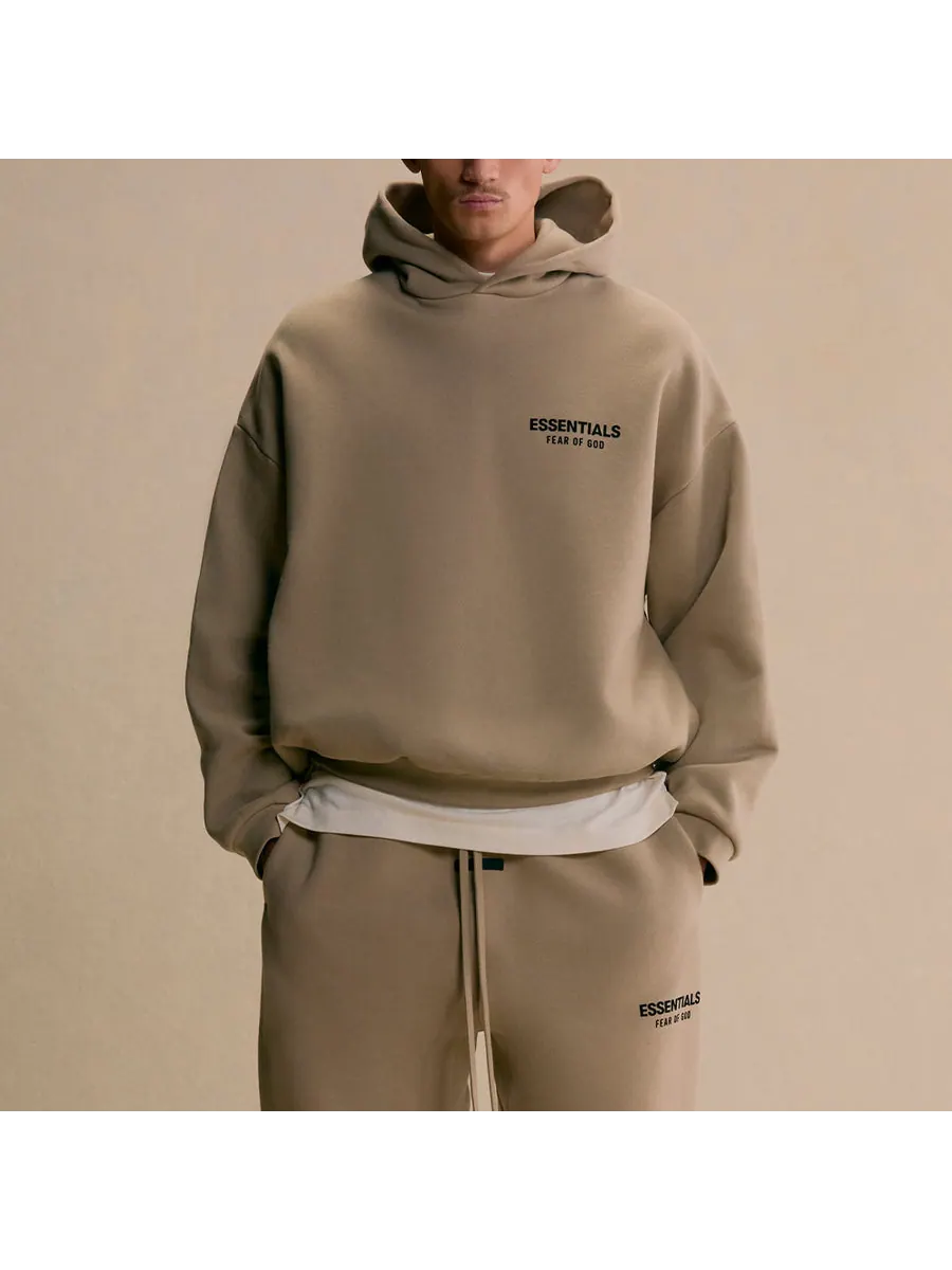 Худи Fear of God Essentials Fleece Hoodie II 'Desert Sand' — изображение 3 из 5, бежевый