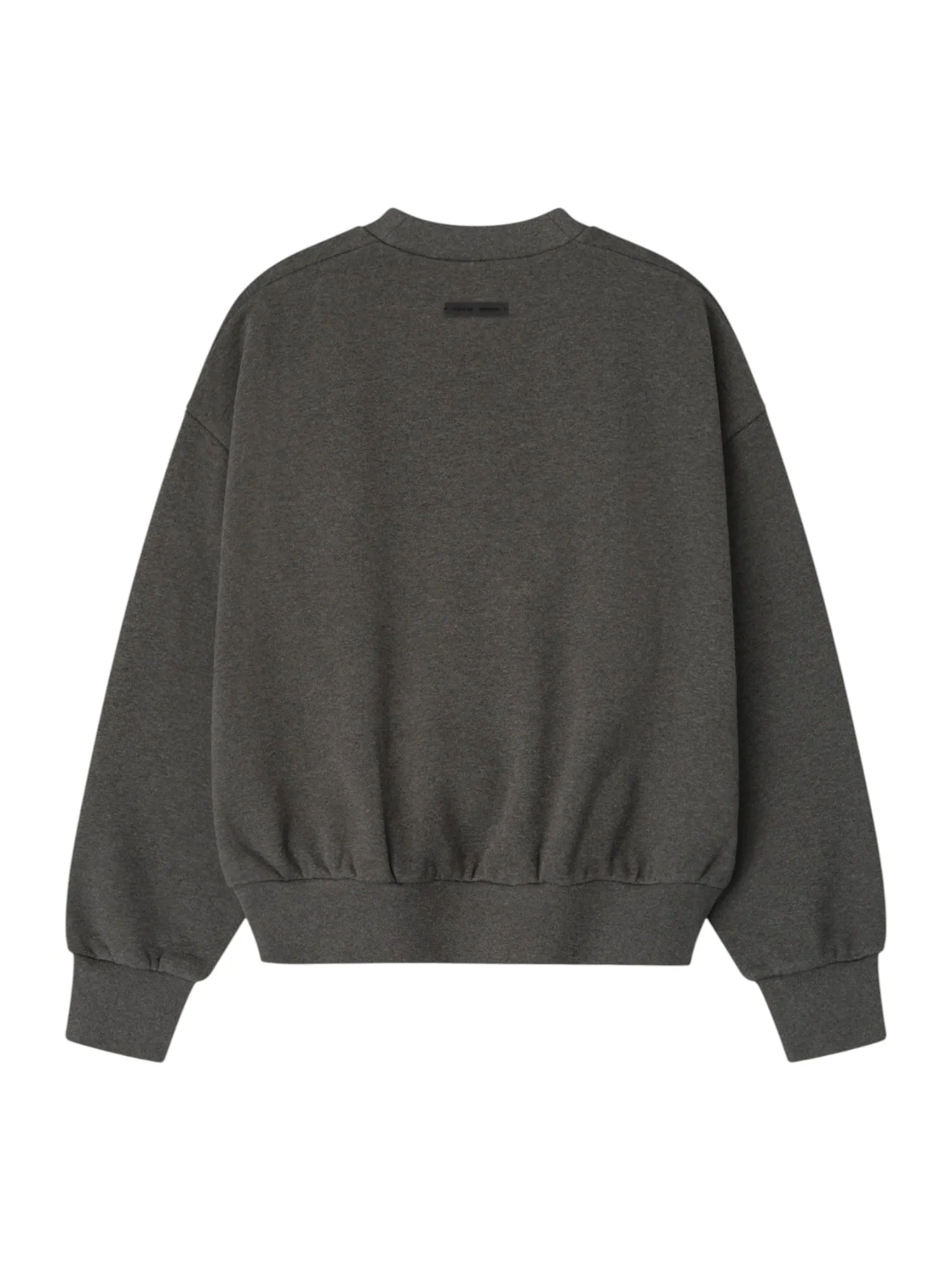 Свитшот Fear of God Essentials Embossed Classic Crewneck Sweatshirt — изображение 2 из 2, темно-серый