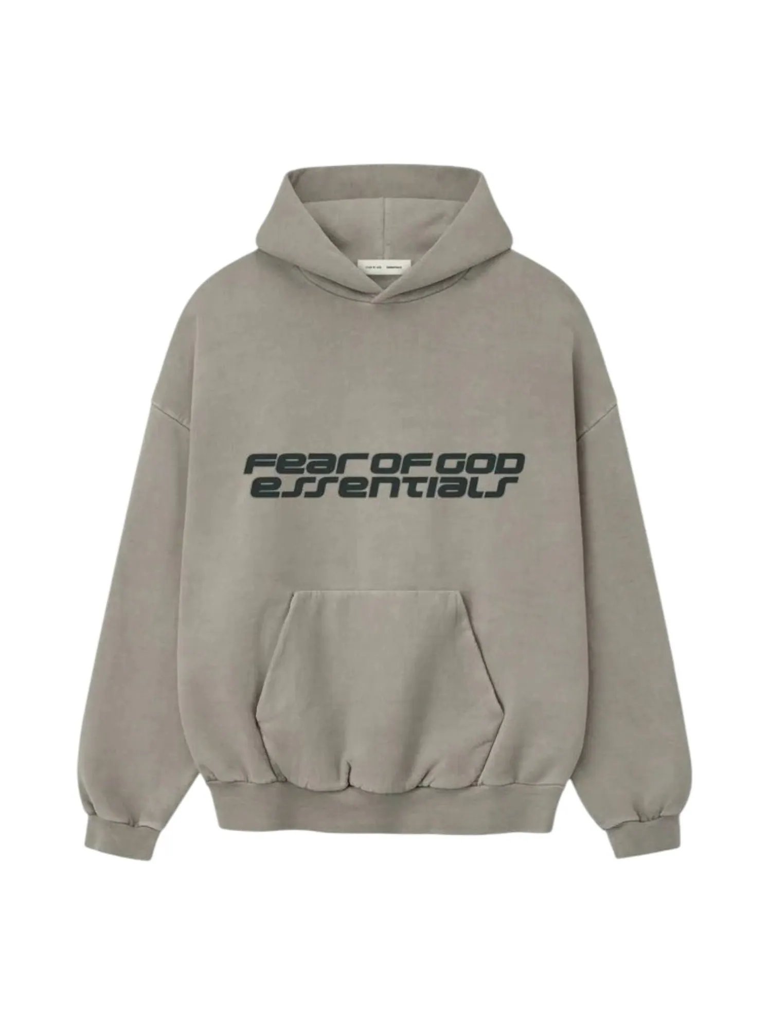 Толстовка Fear of God Essentials из плотного флиса в стиле 90-х — изображение 1 из 2, серый