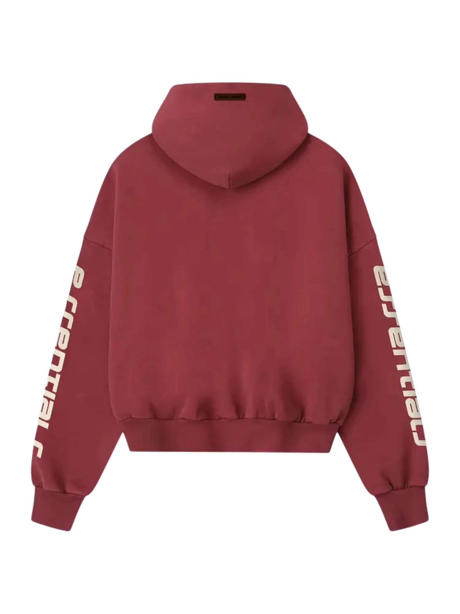 Укороченная свободная толстовка Fear of God Essentials — изображение 2 из 2, красный