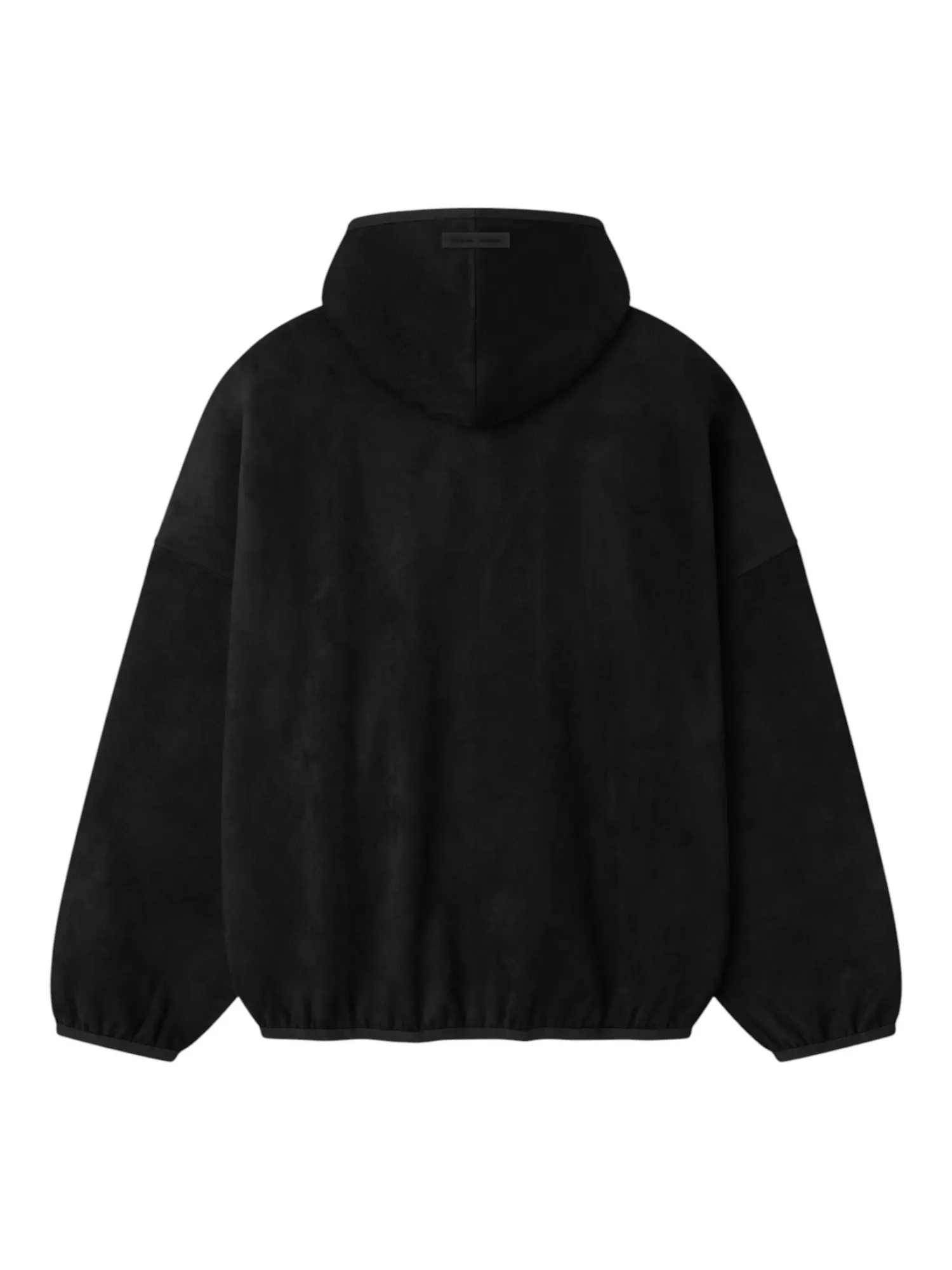 Толстовка Fear of God Essentials из замшевого флиса, современная — изображение 2 из 2, винтажный черный