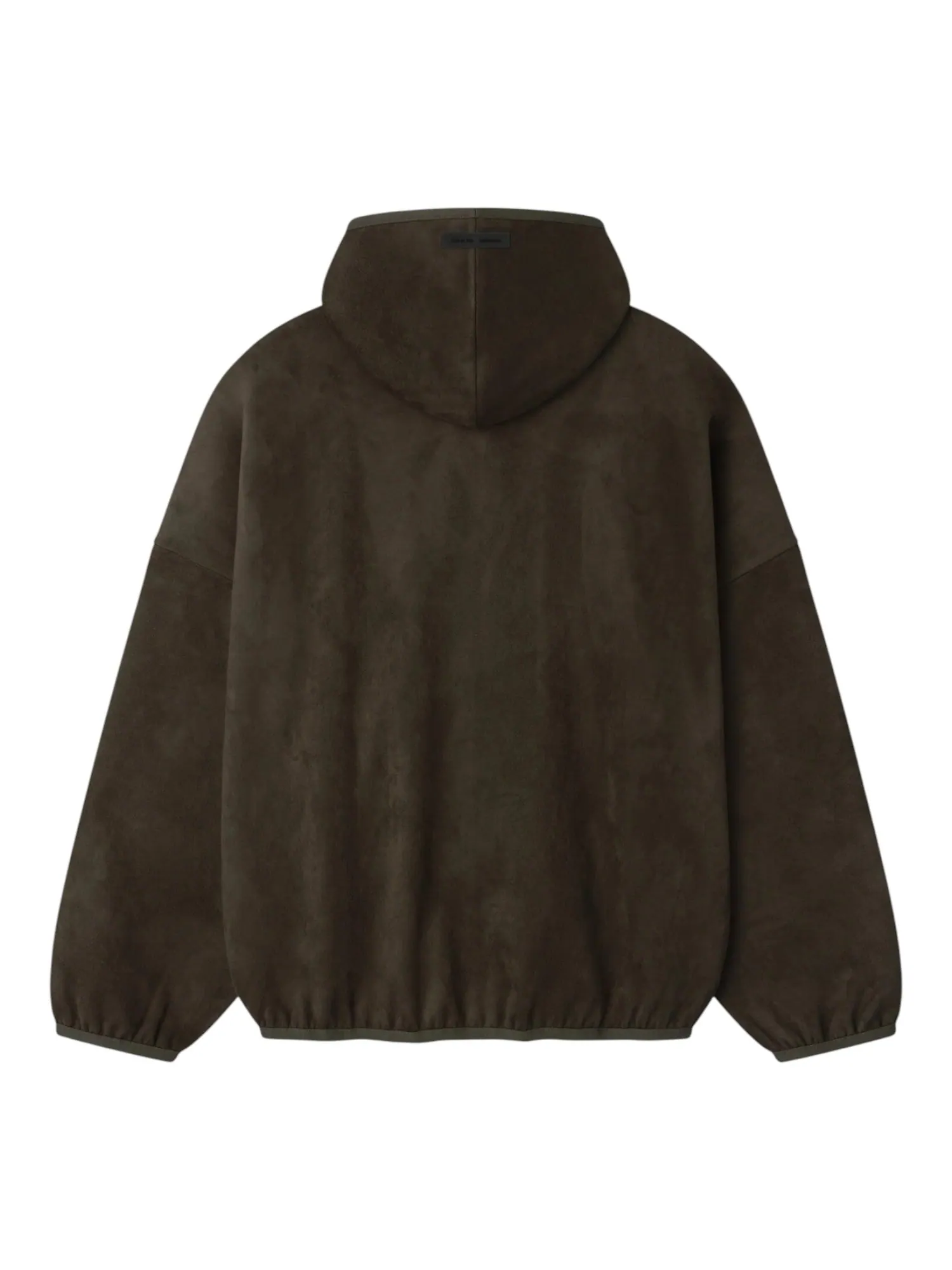 Толстовка Fear of God Essentials из замшевого флиса, современная — изображение 2 из 2, коричневый