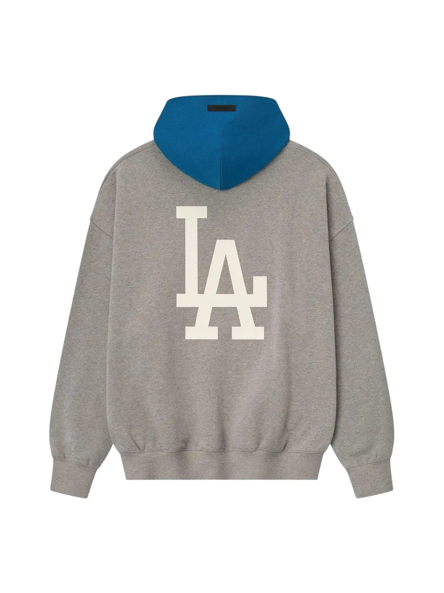 Толстовка Fear of God Essentials FW25 Dodgers Sport Hoodie 'Concrete Heather Blue Sapphire' — изображение 2 из 2, синий