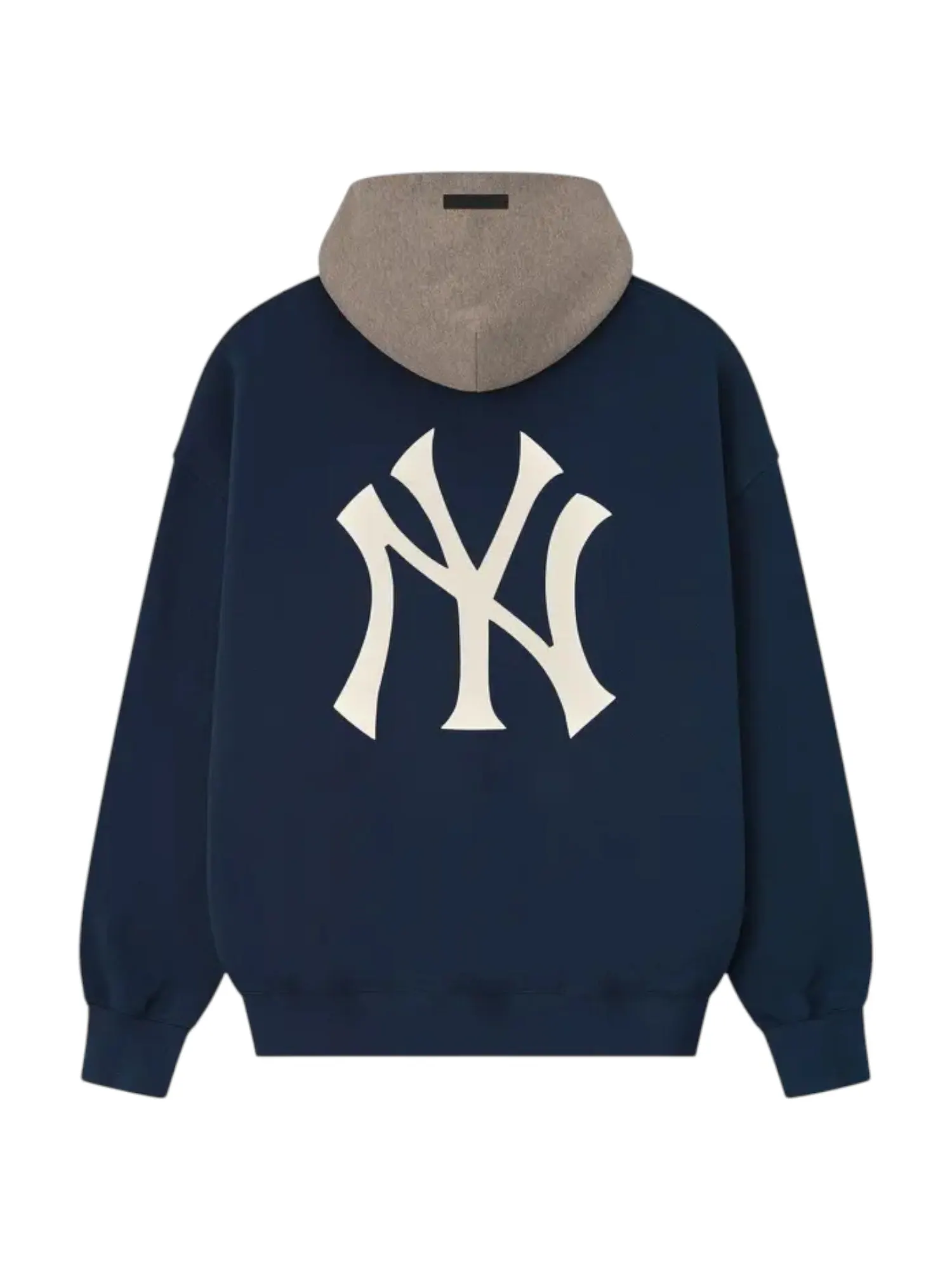 Толстовка Fear of God Essentials Yankees Sport Hoodie 'Midnight Navy Homstead Heather' — изображение 2 из 2, темно-синий