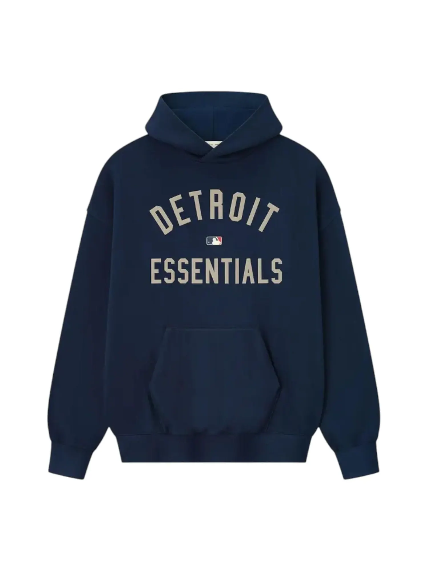 Толстовка Fear of God Essentials Tigers Sport Hoodie 'Midnight Navy' — изображение 1 из 2, темно-синий