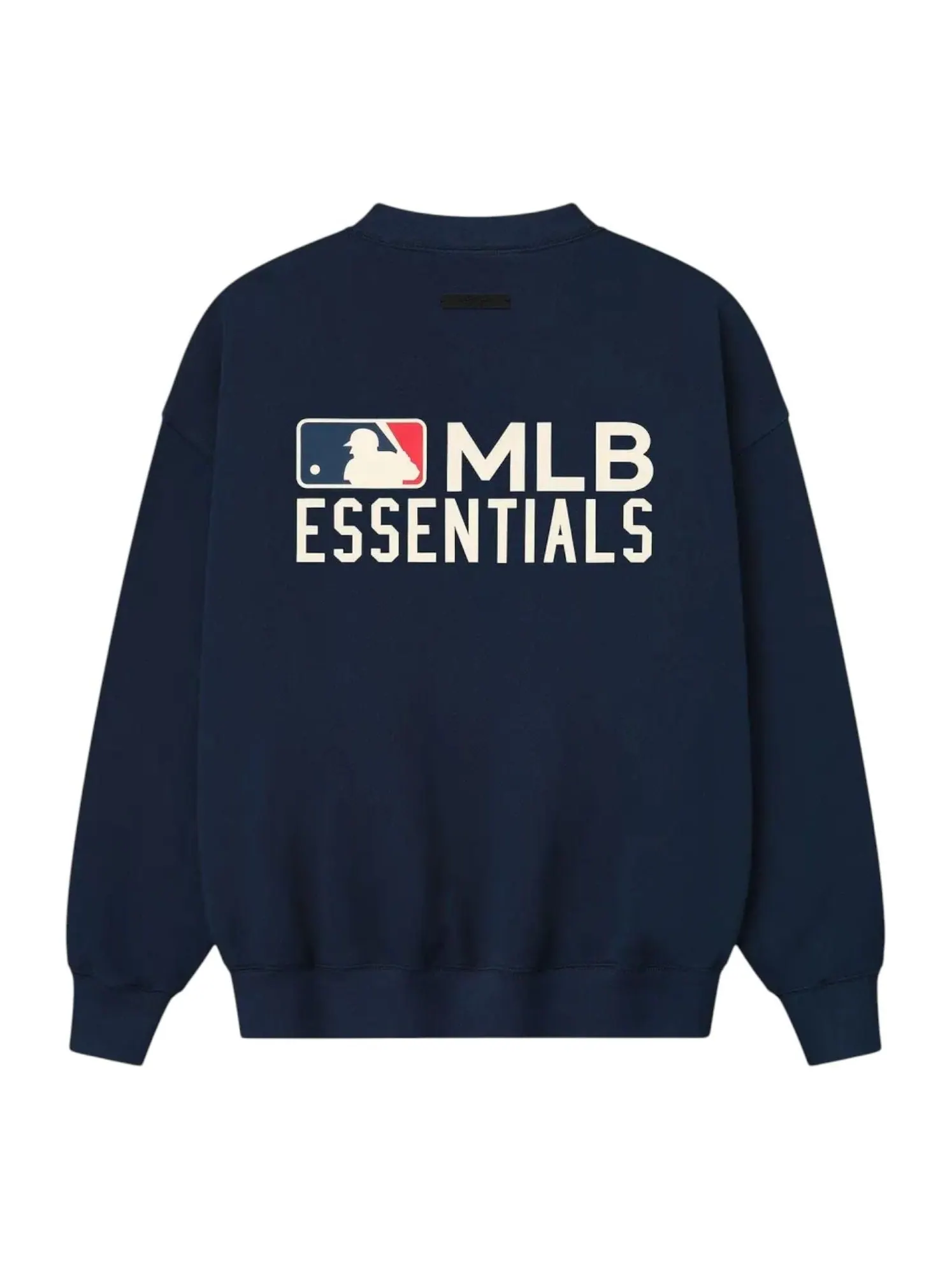 Свитшот Fear of God Essentials MLB Sport Crewneck 'Midnight Navy' — изображение 2 из 2, темно-синий