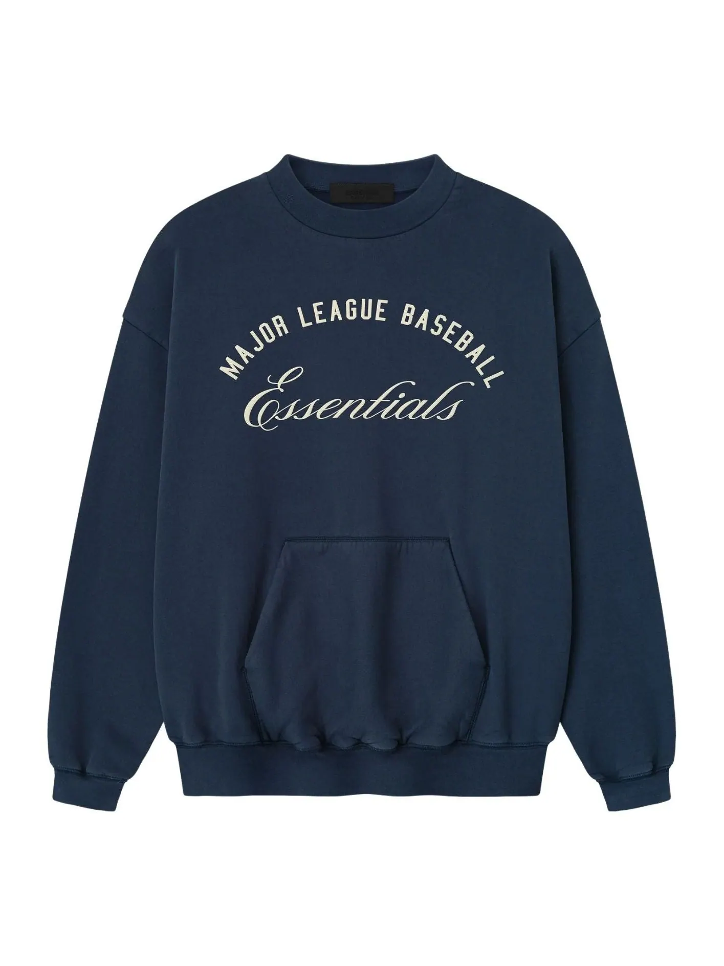 Свитшот Fear of God Essentials MLB Sport Crewneck 'Midnight Navy' — изображение 1 из 2, темно-синий