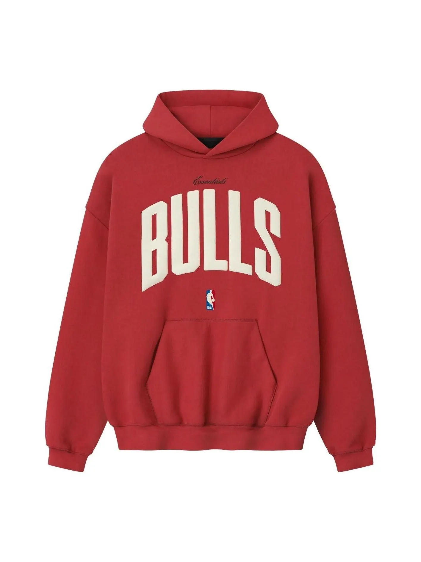 Худи Fear of God Essentials Bulls 90-х годов — изображение 1 из 2, красный