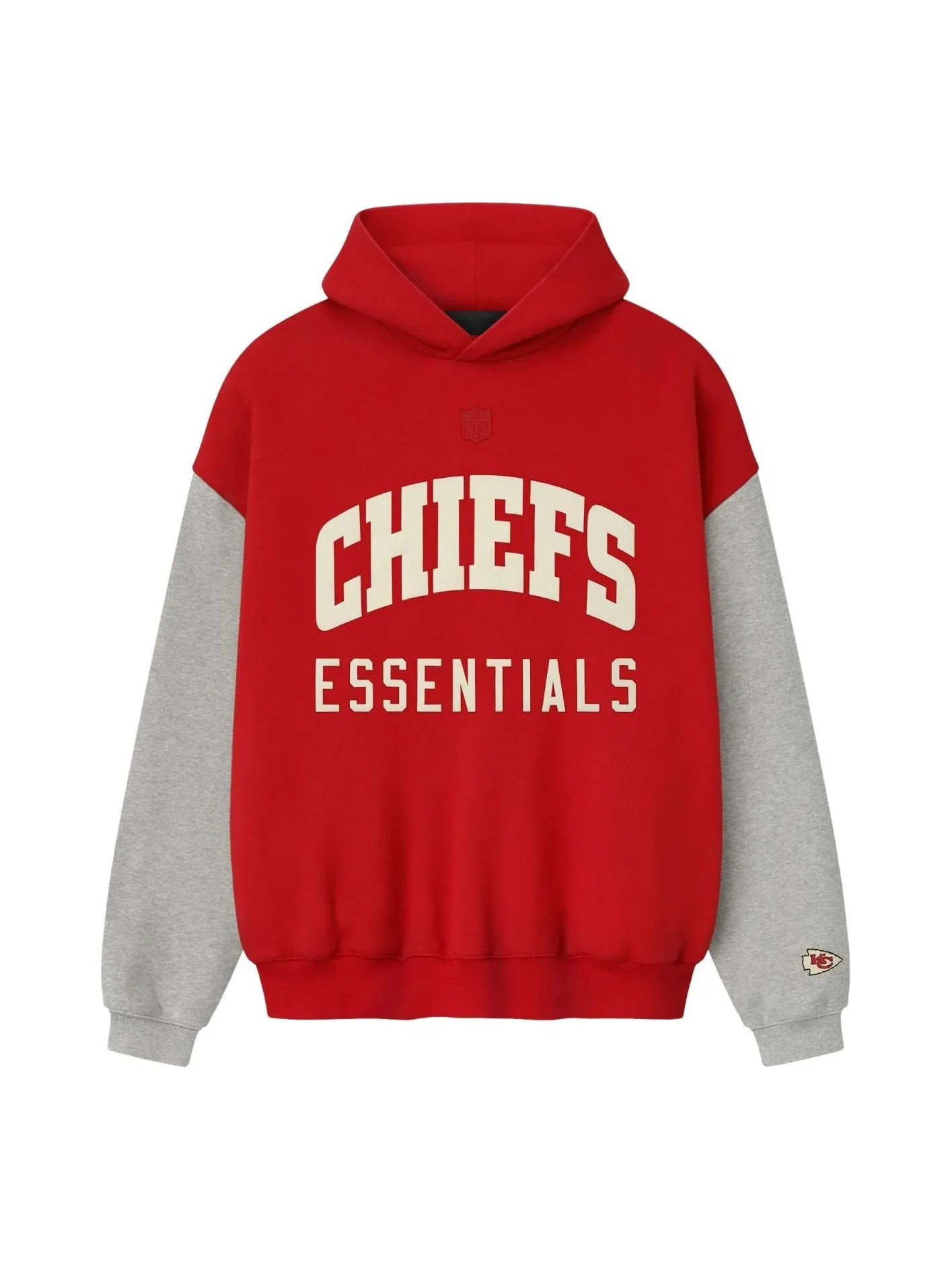 Худи Fear of God Essentials x NFL FW25 Chiefs Sport — изображение 1 из 2, красный