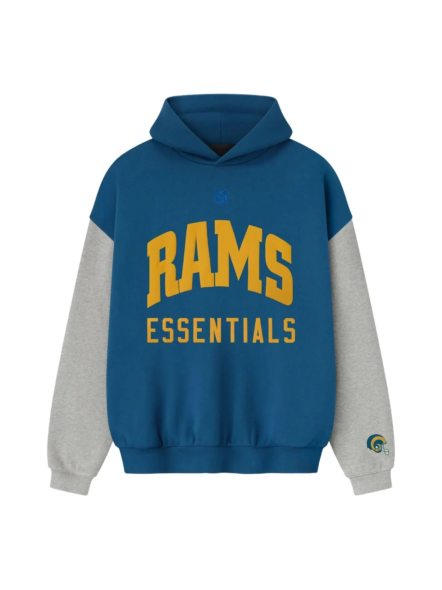 Худи Fear of God Essentials x NFL FW25 Rams Sport Hoodie — изображение 1 из 2, синий