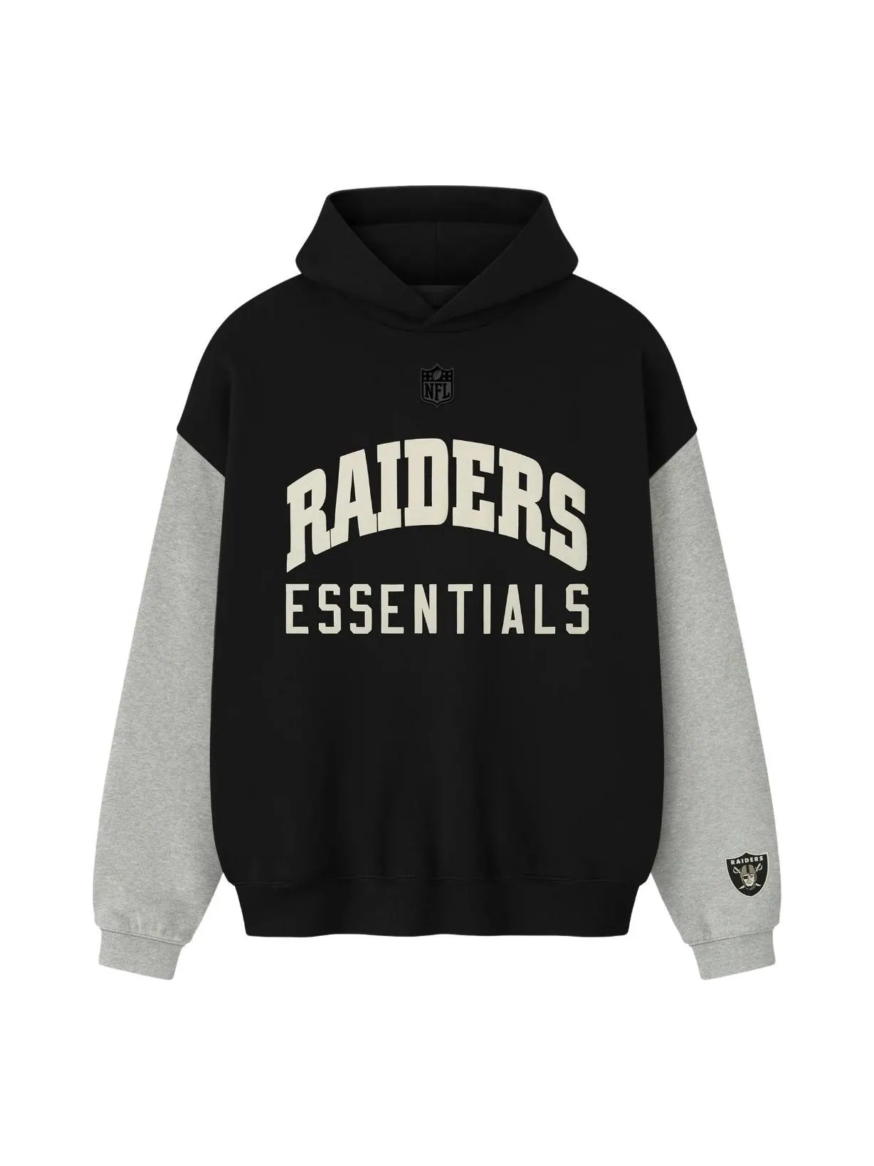 Худи Fear of God Essentials x NFL FW25 Raiders Sport — изображение 1 из 1, черный