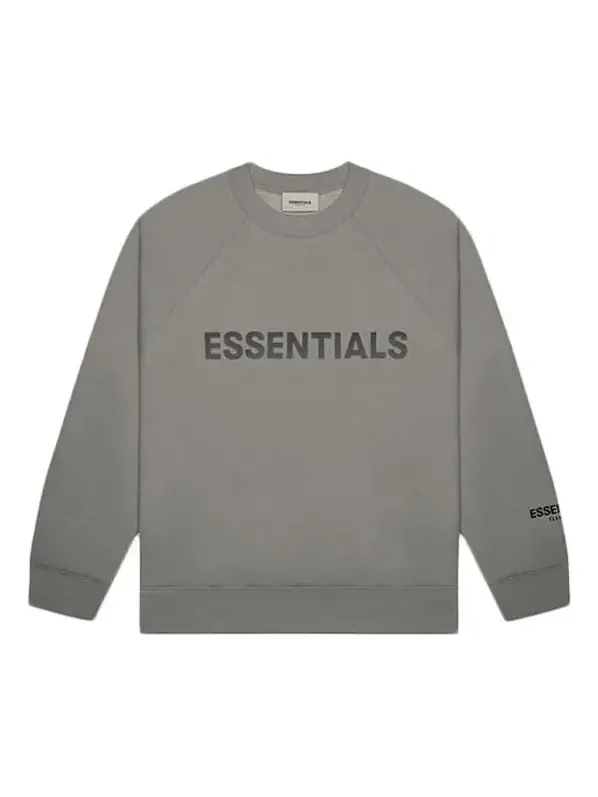 Топ Fear of God Essentials Crewneck Sweatshirt 'Charcoal' — изображение 1 из 1, серый