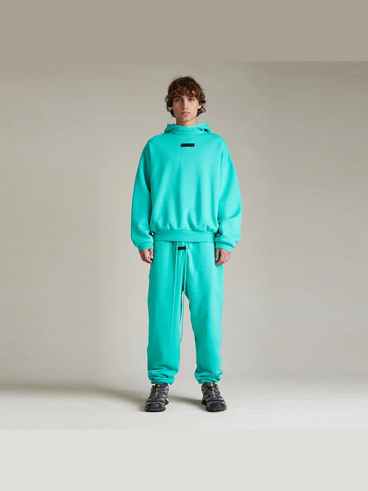 Худи Fear of God Essentials Pullover Hoodie 'Mint Leaf' — изображение 3 из 5, зеленый